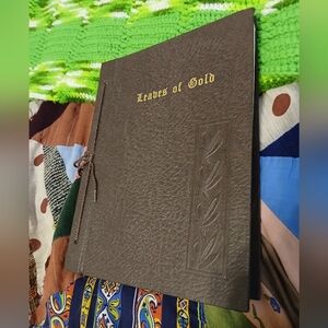 1948 Leaves Of Gold Prayers Clyde Francis Lyttle Antique Leather Bound Book